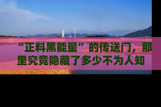 “正料黑能量”的传送门,那里究竟隐藏了多少不为人知的秘密?