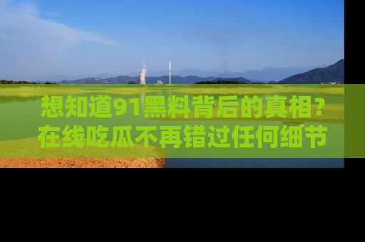 想知道91黑料背后的真相？在线吃瓜不再错过任何细节