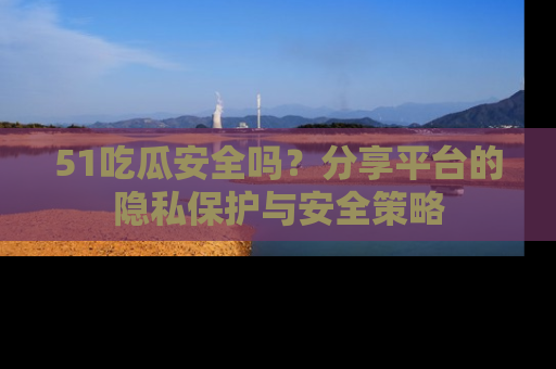 51吃瓜安全吗?分享平台的隐私保护与安全策略
