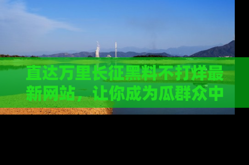 直达万里长征黑料不打烊最新网站,让你成为瓜群众中的资深吃瓜客!
